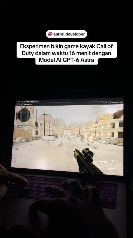 Call of Duty style FPS game experiment