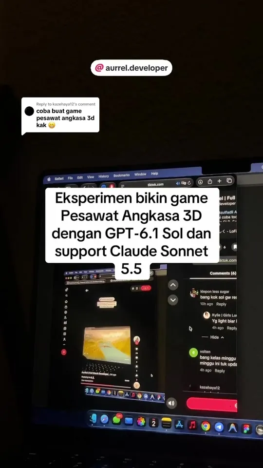 3D spaceship game experiment with multi-model workflow